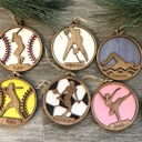 Boys Hockey Sports Ornaments