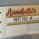 Pink First Day of School Sign. Last day of school sign. Reusable sign.