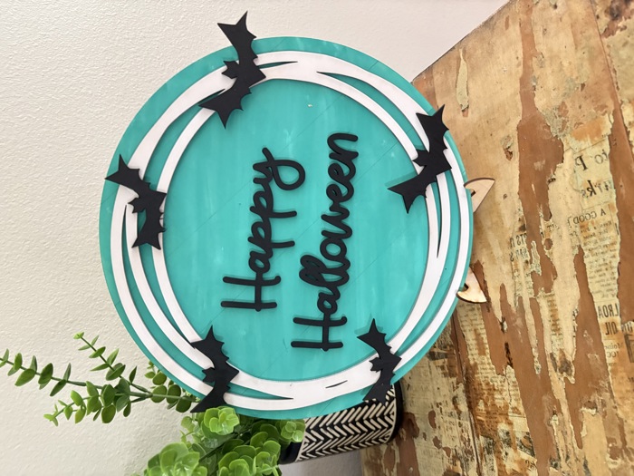 Happy Halloween Sign. Fall Decor. Halloween Decor.