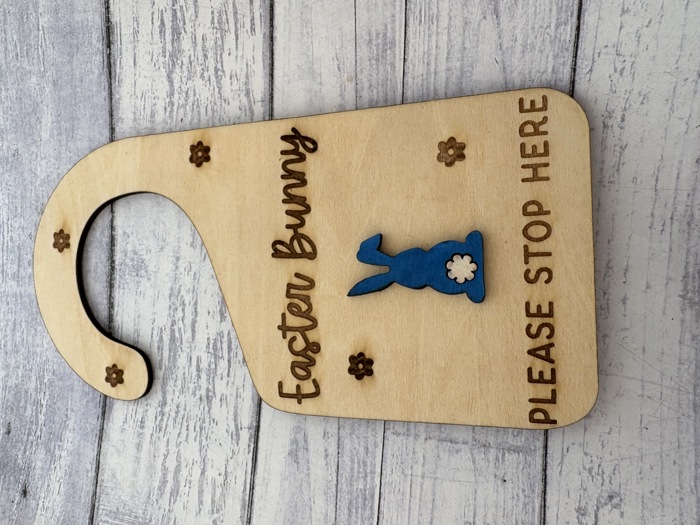 Easter Bunny Sign. Easter Door Hanger. Easter for Kids. Easter Decor