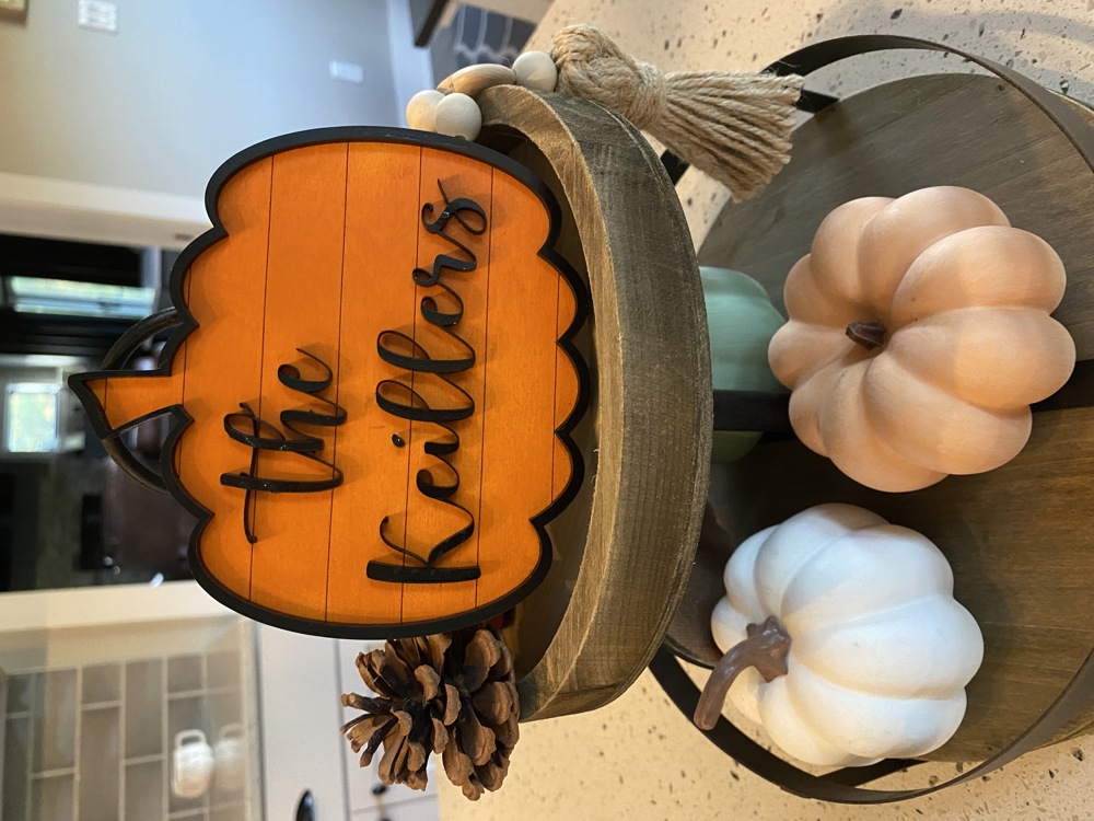 Orange Personalized Pumpkin