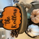 Orange Personalized Pumpkin