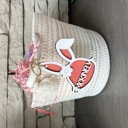 Pink Bunny Tags. Easter Tags. Gifts for Easter. Personalized Easter Tags. Easter Basket