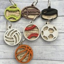 Softball Sports Key chains