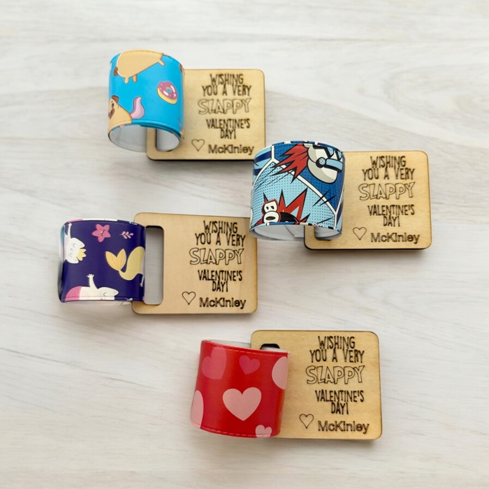 Slap Bracelet Valentines CLASS SET