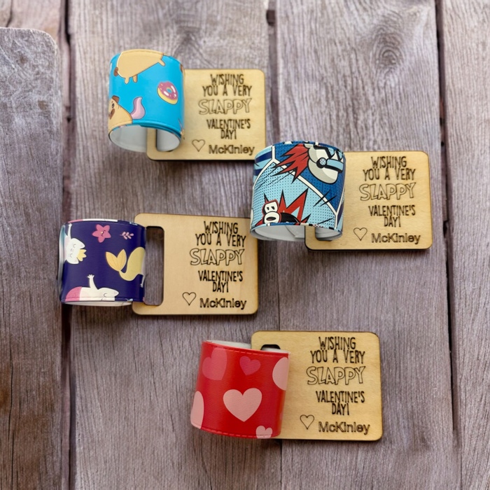 Slap Bracelet Valentines CLASS SET