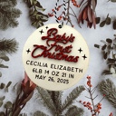  Baby's First Christmas ornament. First Christmas. Baby ornament.