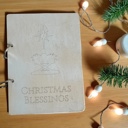 Blessings Christmas Card Keepsake. Christmas card holder.