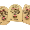 Set of 20 Pocket Hug Valentines. Class set of Valentines. Personalized Valentines