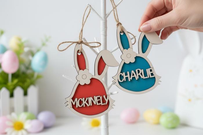 Bunny Tags. Easter Tags. Gifts for Easter. Personalized Easter Tags. Easter Basket