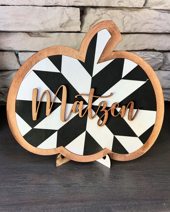 Pumpkin Decor. Personalized Fall Pumpkin. Pumpkin with name. Fall Decor.