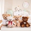  Little Elephant Plush Rattle and Bib in Travel Suitcase, 3 Piece Baby Gift Set