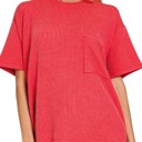 S-M Ruby Moxy Favorite Ribbed Pocket Tee