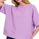 Small Lavender Blair Favorite Ribbed Top