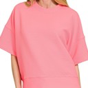 Small Pink Blair Favorite Ribbed Top