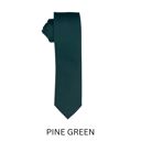 Y PINE GREEN Holiday Neckties For Youth 