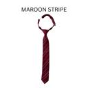 SM MAROON STRIPE Holiday Pre-tied Ties Size Small ages 6 mo-2 years