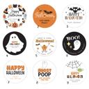  Personalized Halloween Stickers / Set of 12