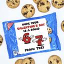  Personalized Classroom Valentine Sticker - Daycare Preschool Party - Awesome Sauce Valentine Sticker - 67 Trend - Chip Chip Hooray  - 12 Large 2.5" Stickers Non-Candy