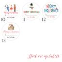  To and From Holiday Labels / Set of 24