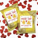  Personalized Classroom Valentine Sticker - Daycare Preschool Party - Awesome Sauce Valentine Sticker - 67 Trend - Chip Chip Hooray  - 12 Large 2.5" Stickers Non-Candy