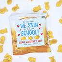  Personalized Classroom Valentine Sticker - Daycare Preschool Party - Awesome Sauce Valentine Sticker - 67 Trend - Chip Chip Hooray  - 12 Large 2.5" Stickers Non-Candy