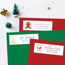  Christmas Address Labels Return Addresss Stickers Set of 60