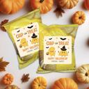  Personalized Halloween Stickers / Kids Classroom Party / Set of 24 / Up to 2 Names