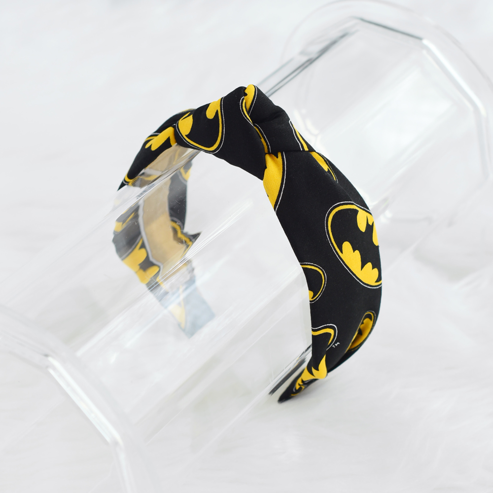 Handmade Batman Top Knot Headband