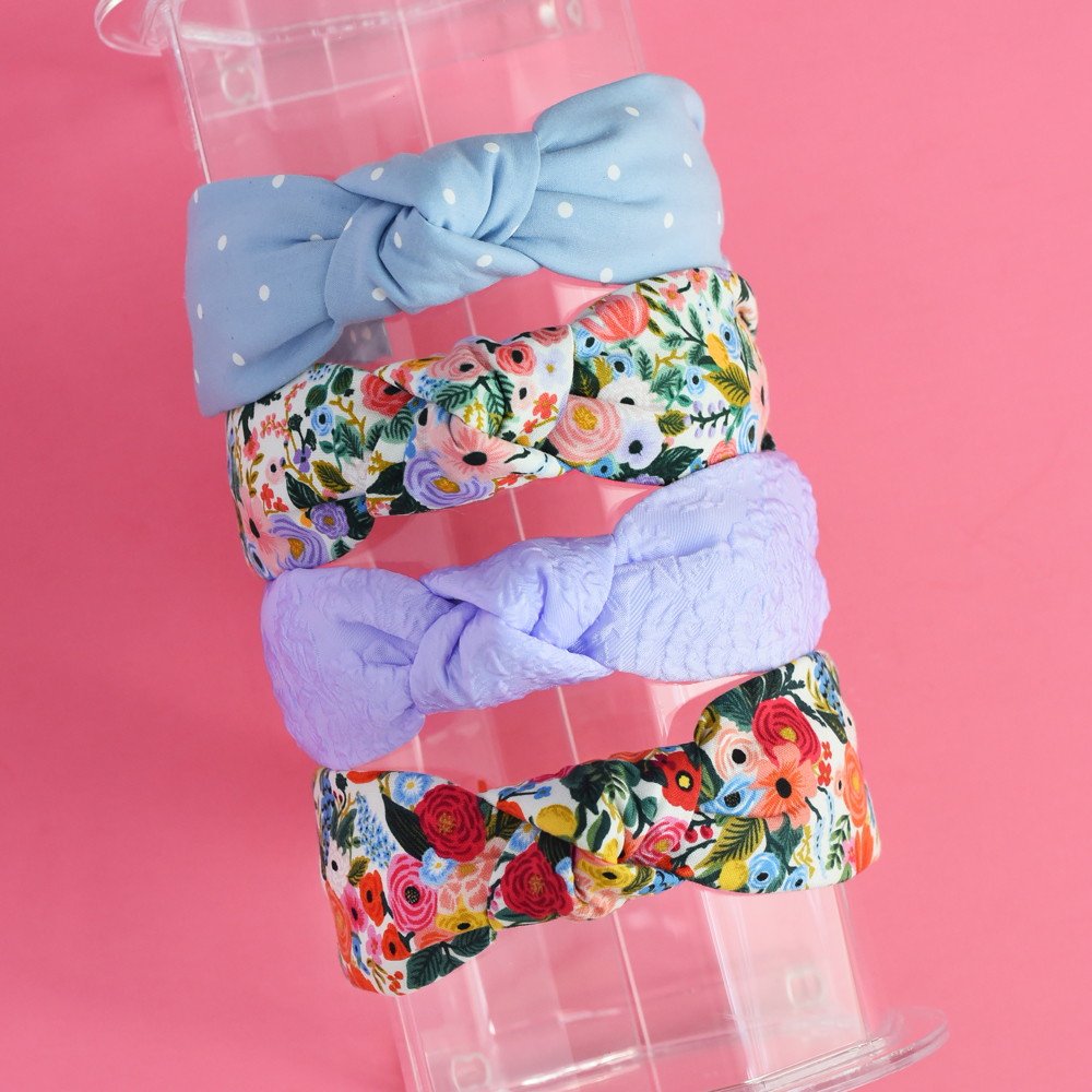 Handmade Top Knot Headbands - Spring