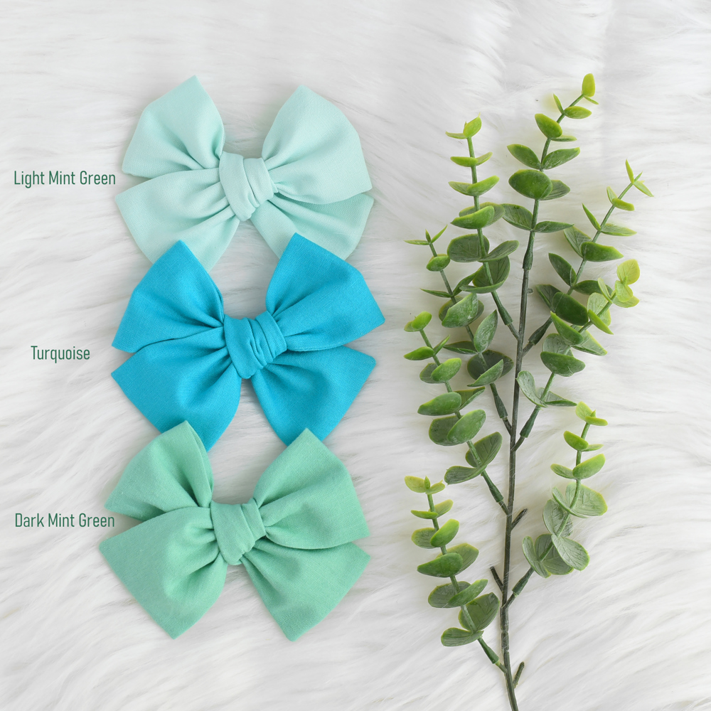 Solid Color Baby Pinwheel Bow