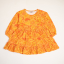 2T Retro Boho Long Sleeve Toddler Girls Fall Dress