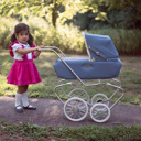  Toddler Girl Pink Pinafore Corduroy Skirt