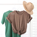 Large Heather Grass Green Ultra Soft Everyday Tee | XS-XL | Must-Have Wardrobe | Ultra-Soft Fabric | Perfect for Layering | Available in Various Colors