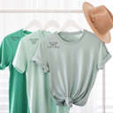 Medium Heather Prism Mint Ultra Soft Everyday Tee | XS-XL | Must-Have Wardrobe | Ultra-Soft Fabric | Perfect for Layering | Available in Various Colors