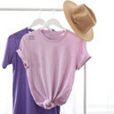 Small Heather Team Purple Ultra Soft Everyday Tee | XS-XL | Must-Have Wardrobe | Ultra-Soft Fabric | Perfect for Layering | Available in Various Colors