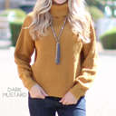 Large Dark Mustard Winter Turtleneck Sweater | S-L | Soft & Cozy | Dropped Shoulder | Ribbed Neckline