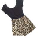 Small Mocha Leopard High Waist Shorts | S-L | Trendy High Waist Design | Elastic Waistband | Tie Front Detail | Summer Favorite