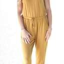 Small Dark Mustard Essential Jumpsuit | S-L | Ultra-Soft Fabric | Pockets & Drawstring Waist | Effortless Style