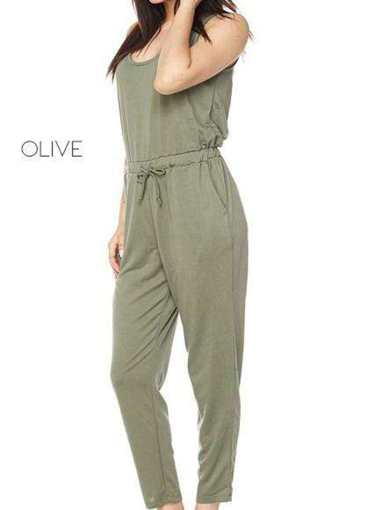 Essential Jumpsuit | S-L | Ultra-Soft Fabric | Pockets & Drawstring Waist | Effortless Style