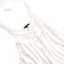 Small White Detailed Flowy Tank | S-XL | Premium Fabric | Stylish Detail | Easy to Dress Up or Down