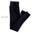 1X Black High Waist Knit Leggings | S-3XL | Soft Cotton Jersey Knit | High-Waisted Design | Foldover Waistband