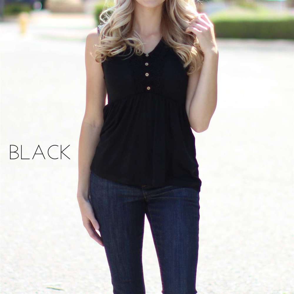 Lace & Button Detail Peplum Top| Elegant Lace Design | Button Accents | Dress Up or Down