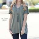 Small Olive Lightweight Everyday Tee | S-XL | Short Sleeve | Soft Fabric | Versatile Layering Piece