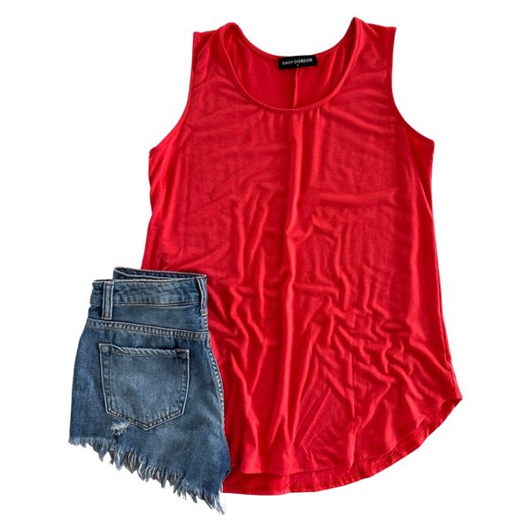 Flowy Tank | S-XL | Sleeveless | Layering Essential | Multiple Colors