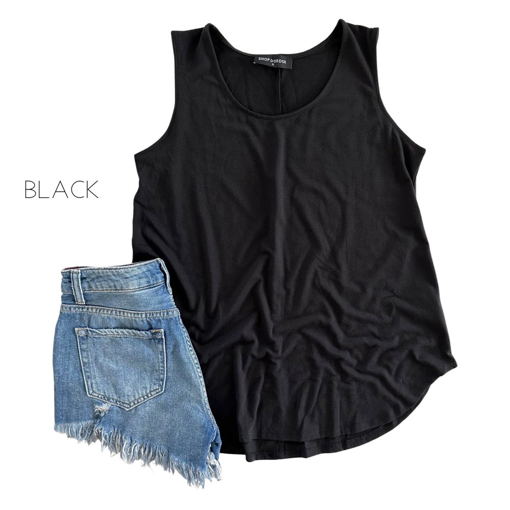 Flowy Tank | S-XL | Sleeveless | Layering Essential | Multiple Colors