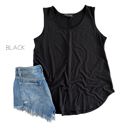 Small Black Flowy Tank | S-XL | Sleeveless | Layering Essential | Multiple Colors