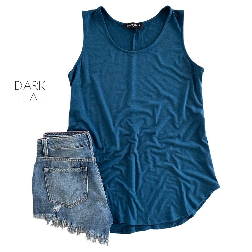 Flowy Tank | S-XL | Sleeveless | Layering Essential | Multiple Colors