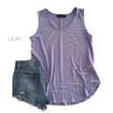 Large Lilac Flowy Tank | S-XL | Sleeveless | Layering Essential | Multiple Colors