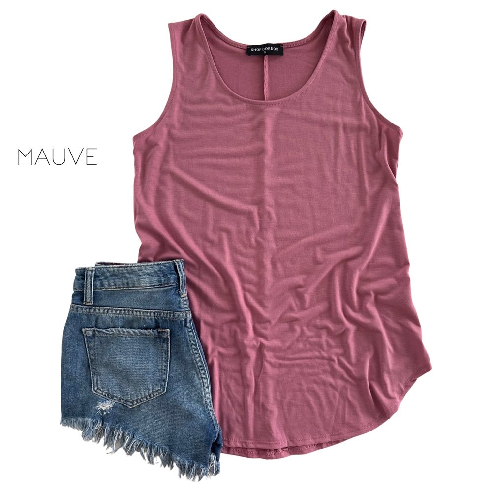 Flowy Tank | S-XL | Sleeveless | Layering Essential | Multiple Colors